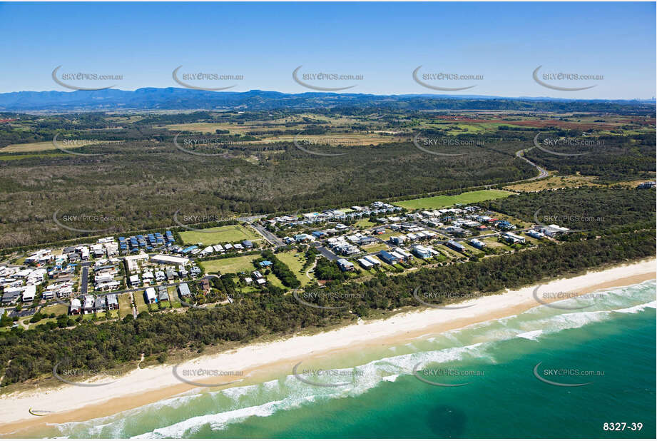 Aerial Photo Casuarina Beach NSW Aerial Photography