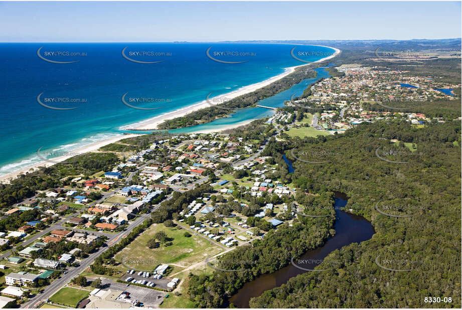 Aerial Photo Pottsville NSW Aerial Photography