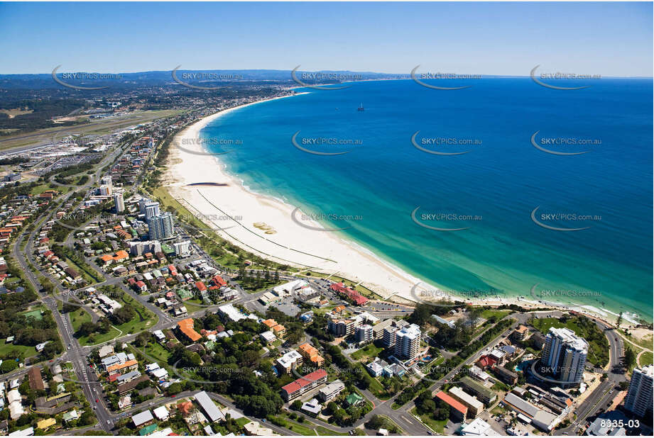 Aerial Photo Kirra QLD Aerial Photography