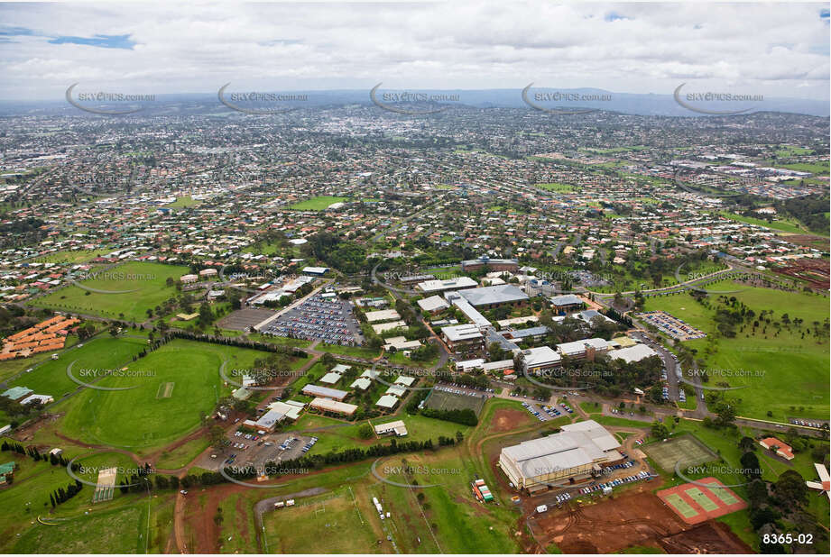 Aerial Photo Darling Heights QLD Aerial Photography