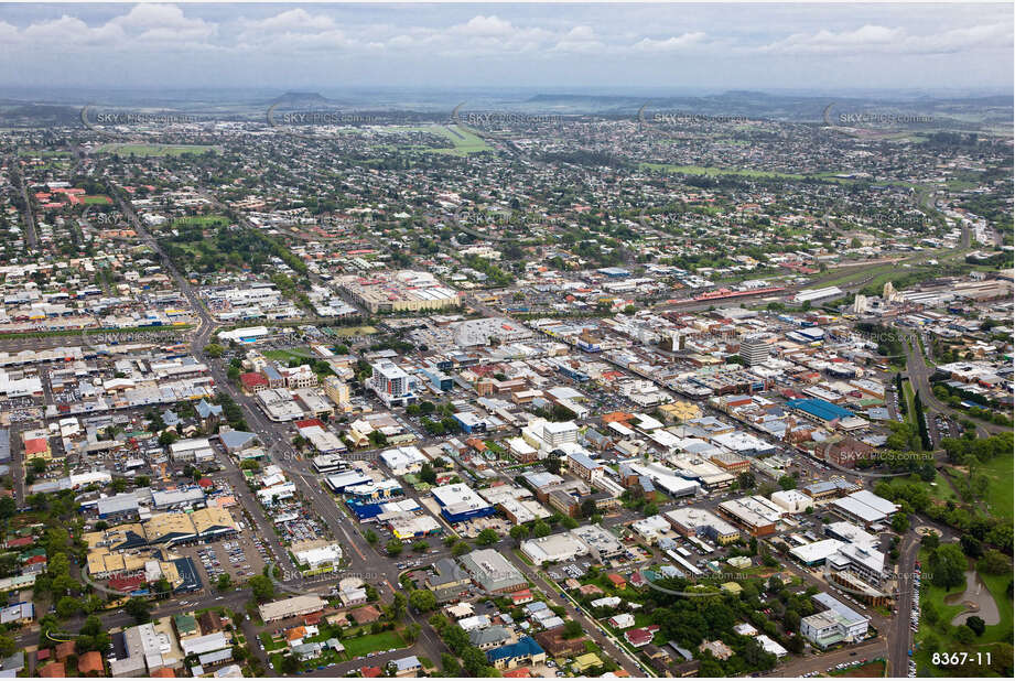 Aerial Photo Toowoomba City QLD Aerial Photography