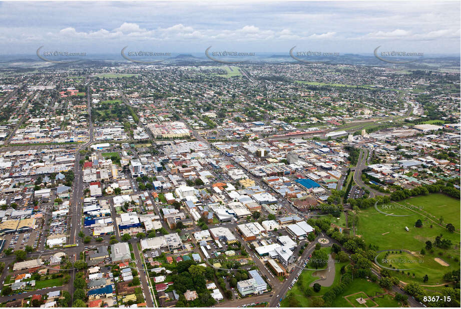 Aerial Photo Toowoomba City QLD Aerial Photography