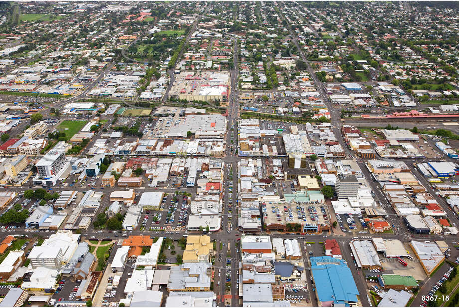 Aerial Photo Toowoomba City QLD Aerial Photography