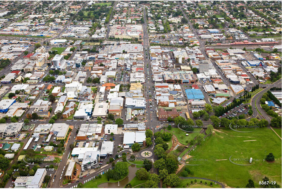 Aerial Photo Toowoomba City QLD Aerial Photography