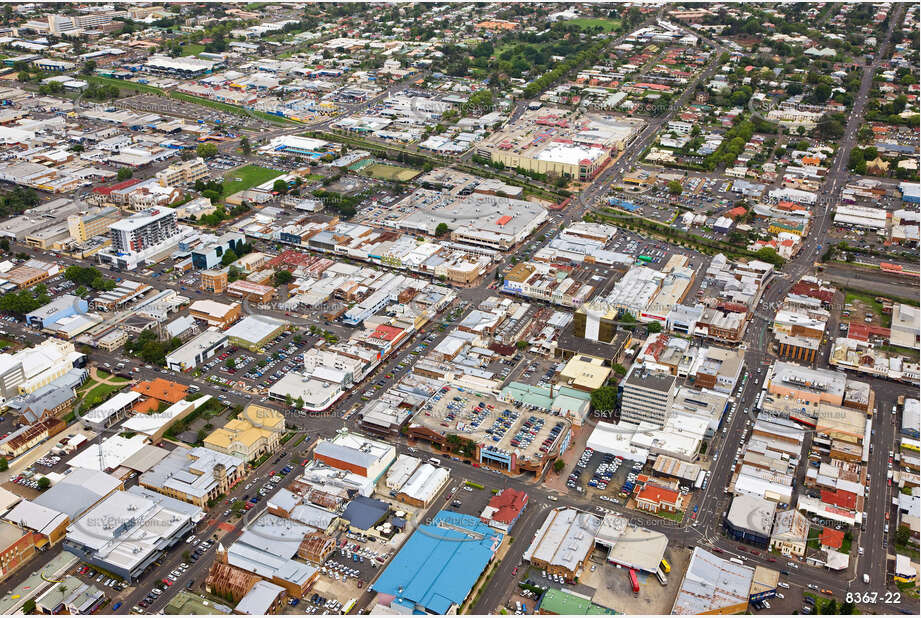 Aerial Photo Toowoomba City QLD Aerial Photography