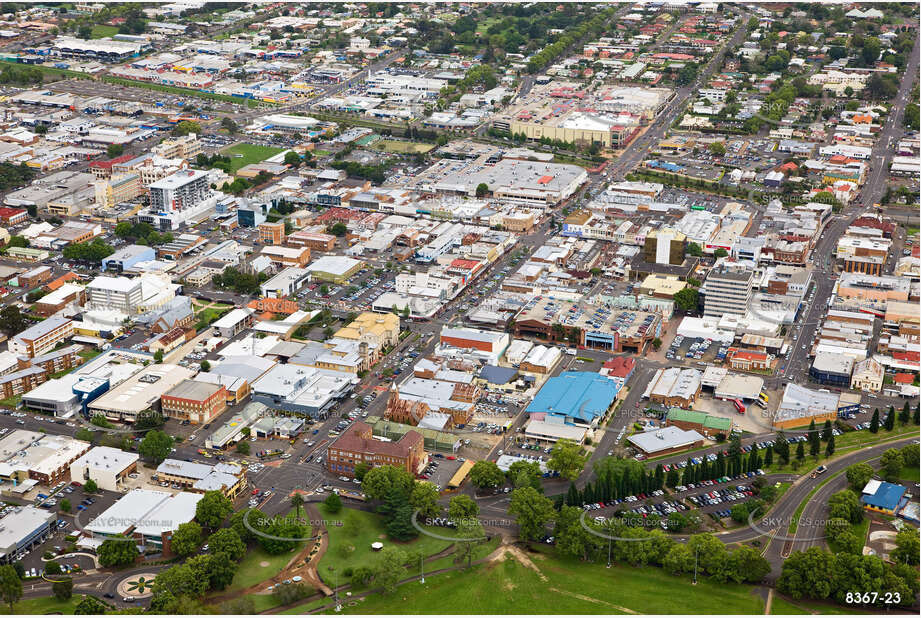 Aerial Photo Toowoomba City QLD Aerial Photography