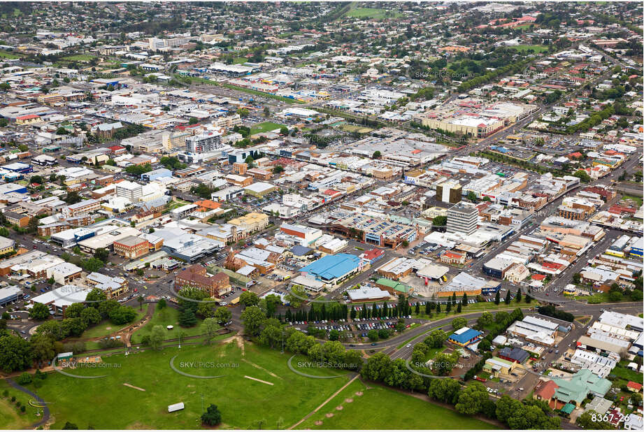 Aerial Photo Toowoomba City QLD Aerial Photography