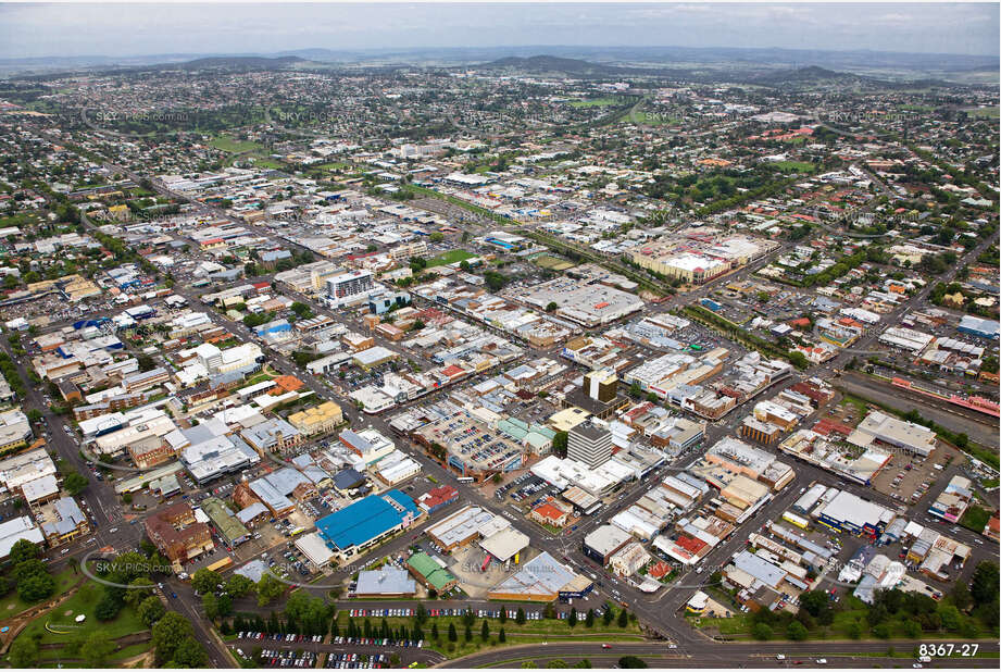 Aerial Photo Toowoomba City QLD Aerial Photography