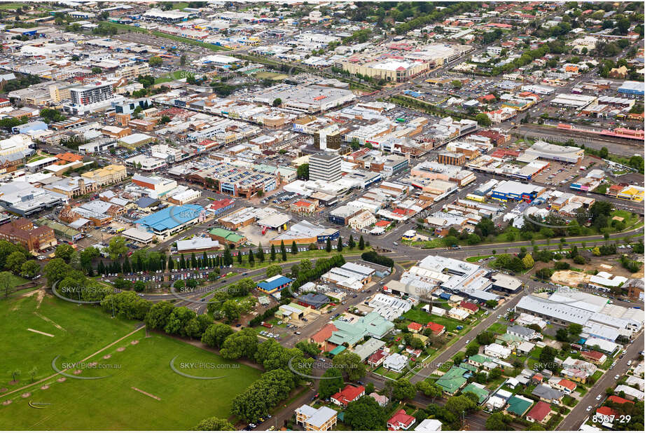 Aerial Photo Toowoomba City QLD Aerial Photography