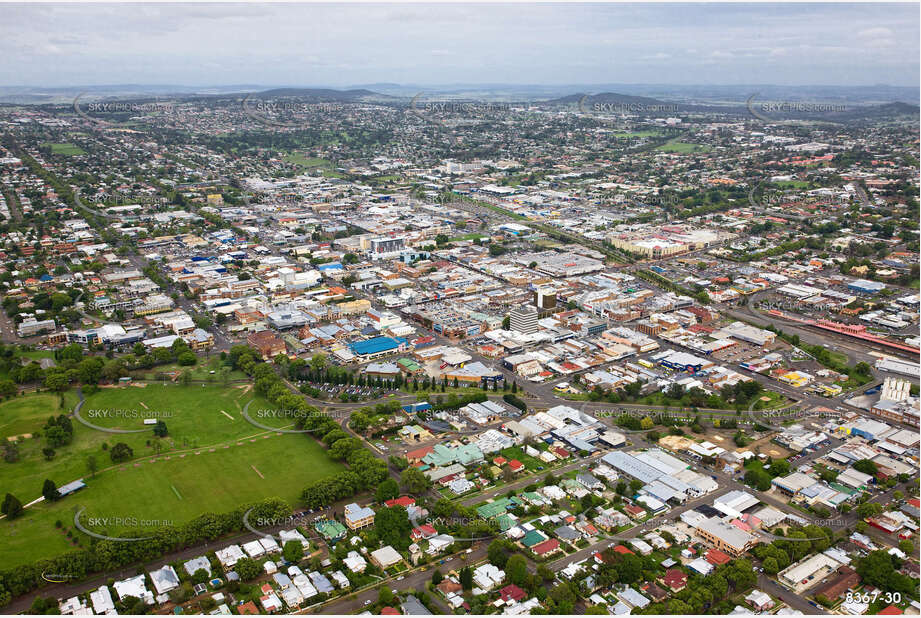 Aerial Photo Toowoomba City QLD Aerial Photography