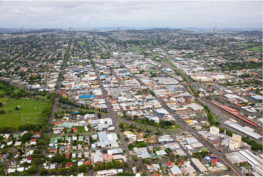 Aerial Photo Toowoomba City QLD Aerial Photography