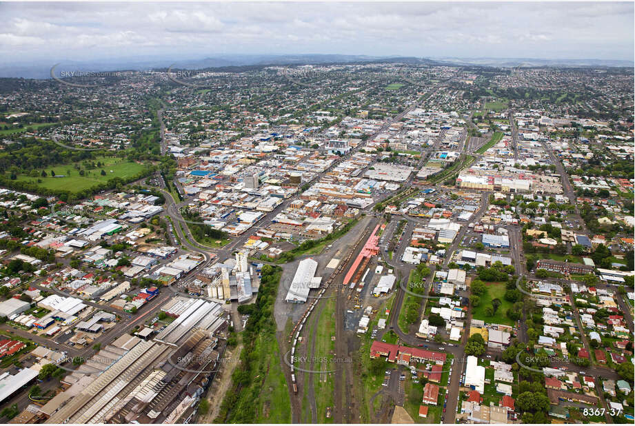 Aerial Photo Toowoomba City QLD Aerial Photography