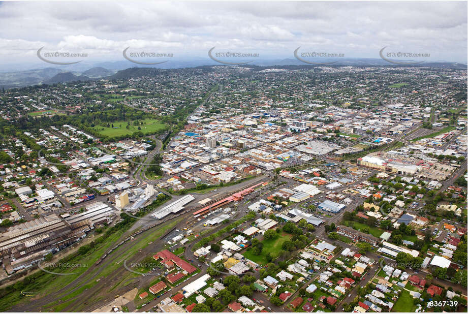 Aerial Photo Toowoomba City QLD Aerial Photography