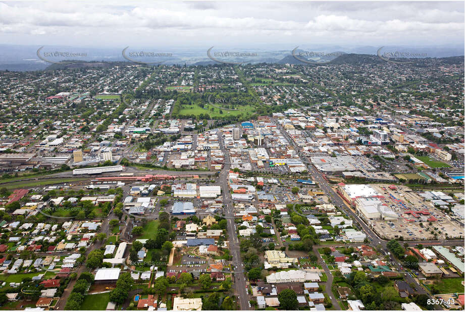 Aerial Photo Toowoomba City QLD Aerial Photography