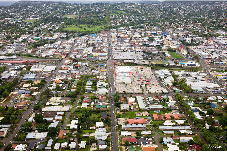 Aerial Photo Toowoomba City QLD Aerial Photography