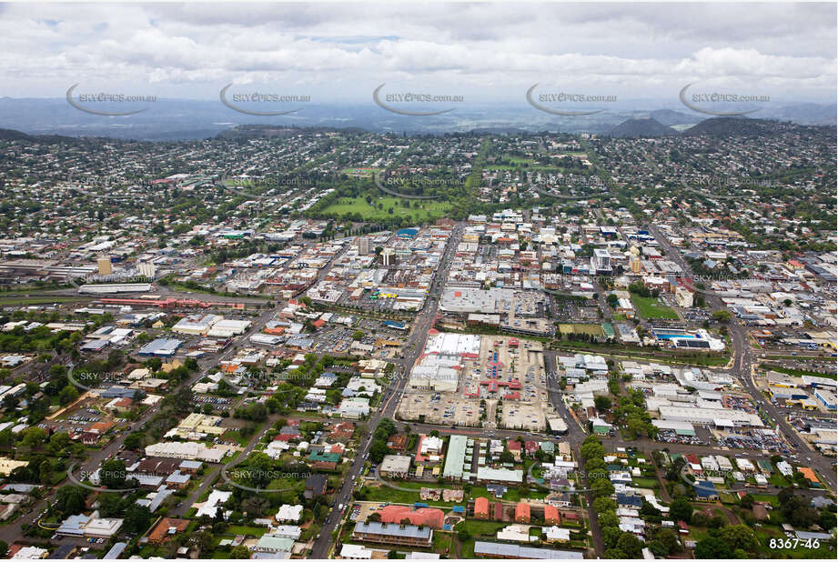 Aerial Photo Toowoomba City QLD Aerial Photography