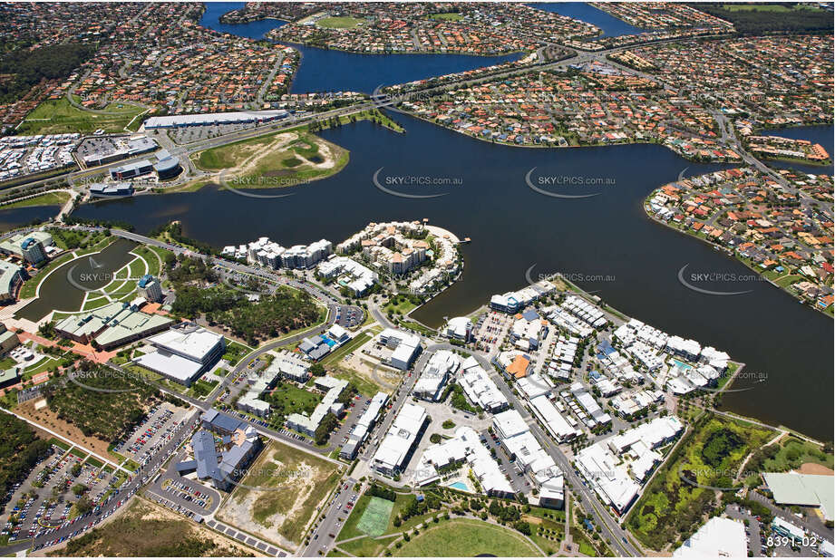 Aerial Photo Varsity Lakes QLD Aerial Photography