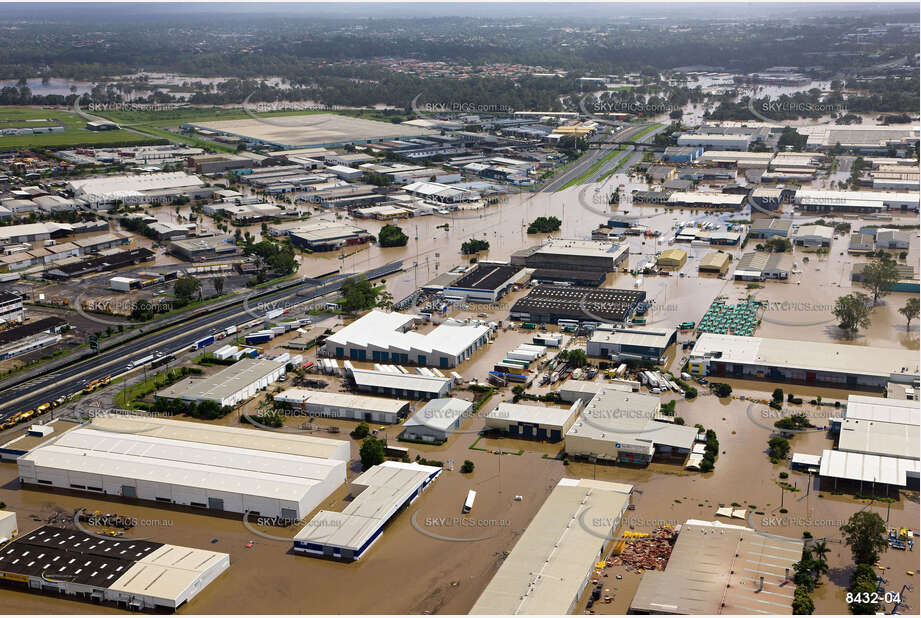 Aerial Photo Brisbane Flood QLD Aerial Photography