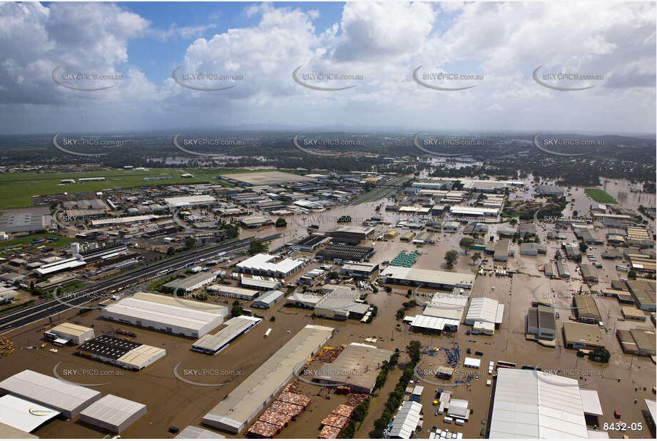 Aerial Photo Brisbane Flood QLD Aerial Photography