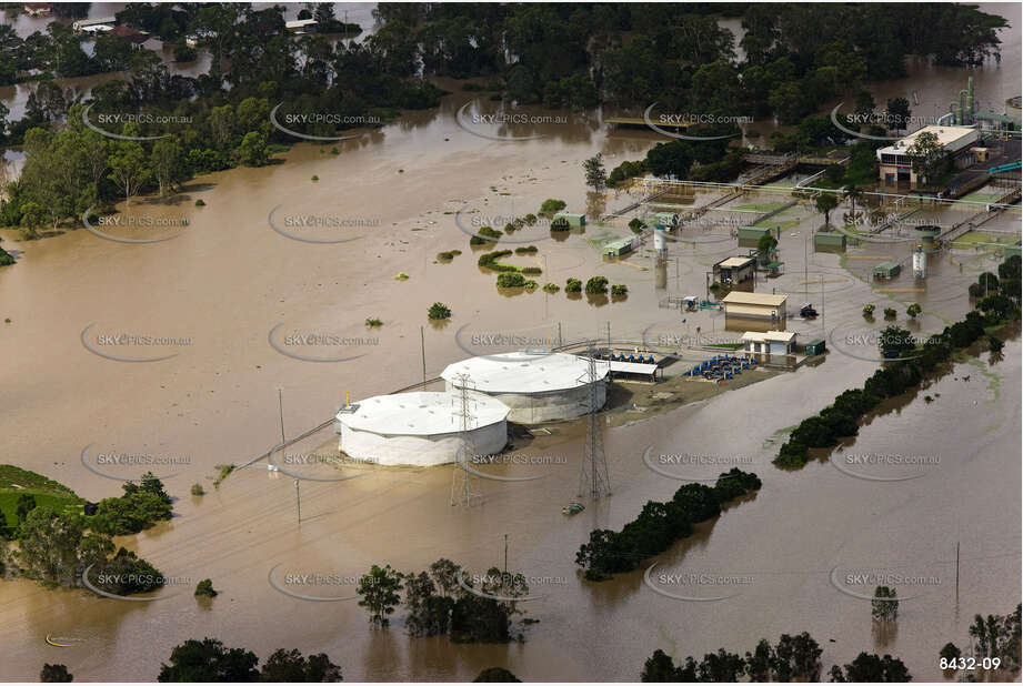 Aerial Photo Brisbane Flood QLD Aerial Photography