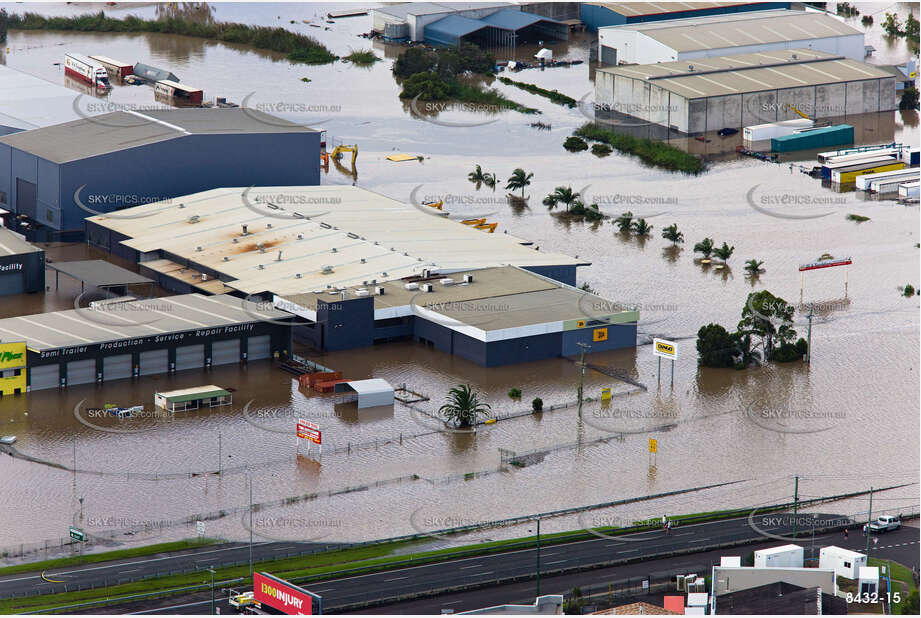 Aerial Photo Brisbane Flood QLD Aerial Photography