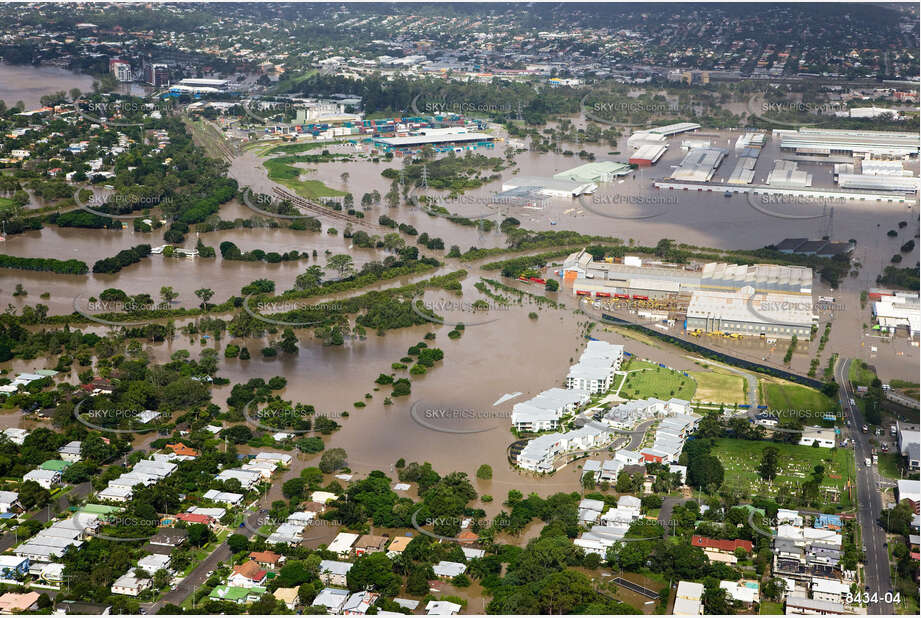 Aerial Photo Brisbane Flood QLD Aerial Photography