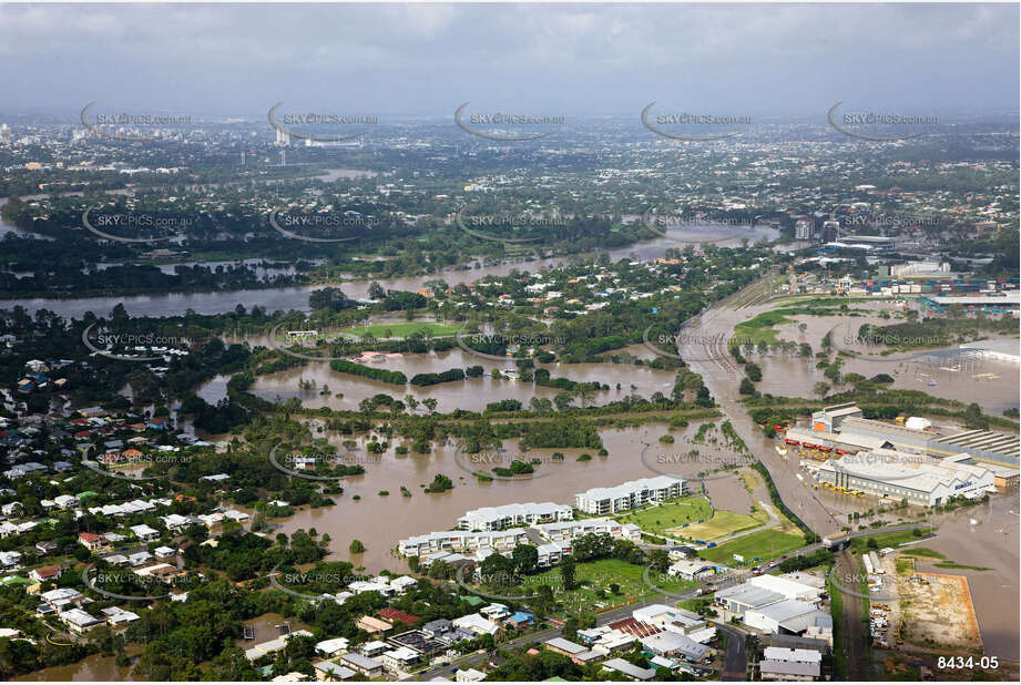 Aerial Photo Brisbane Flood QLD Aerial Photography