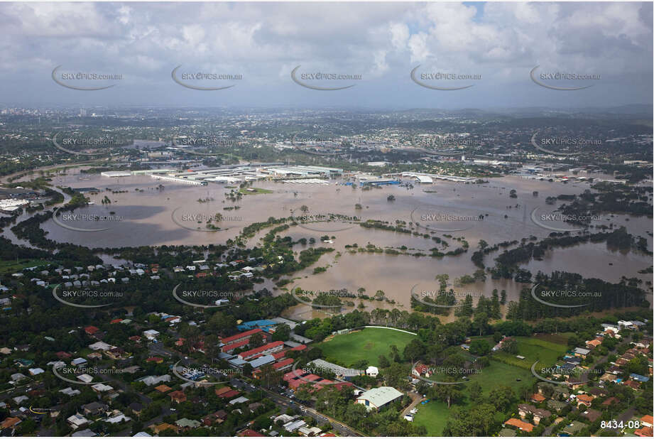 Aerial Photo Brisbane Flood QLD Aerial Photography