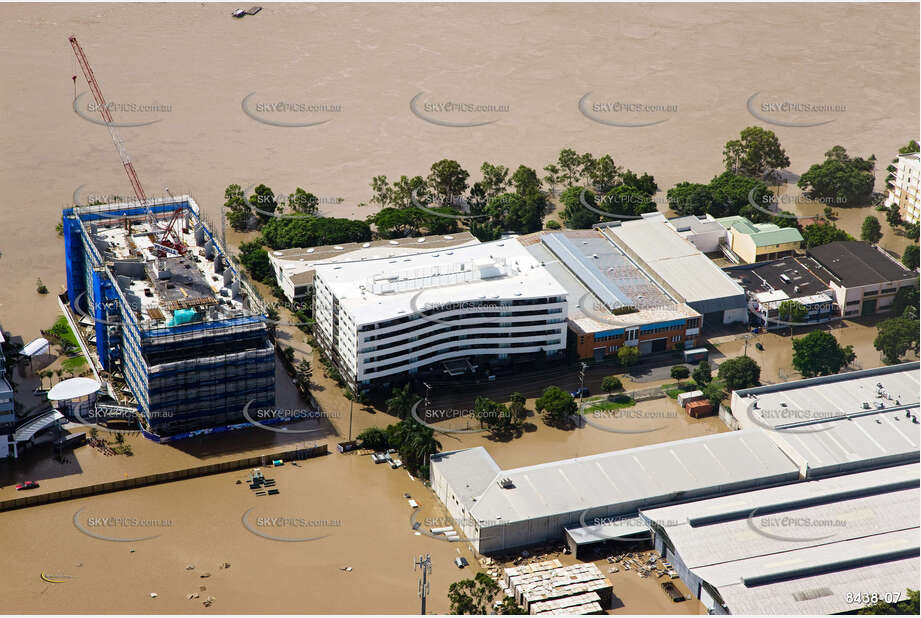 Aerial Photo Brisbane Flood QLD Aerial Photography