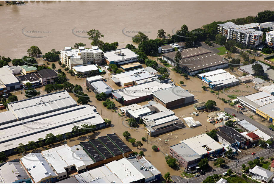 Aerial Photo Brisbane Flood QLD Aerial Photography