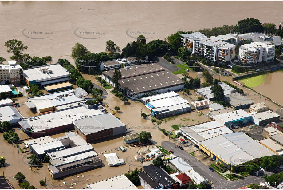 Aerial Photo Brisbane Flood QLD Aerial Photography