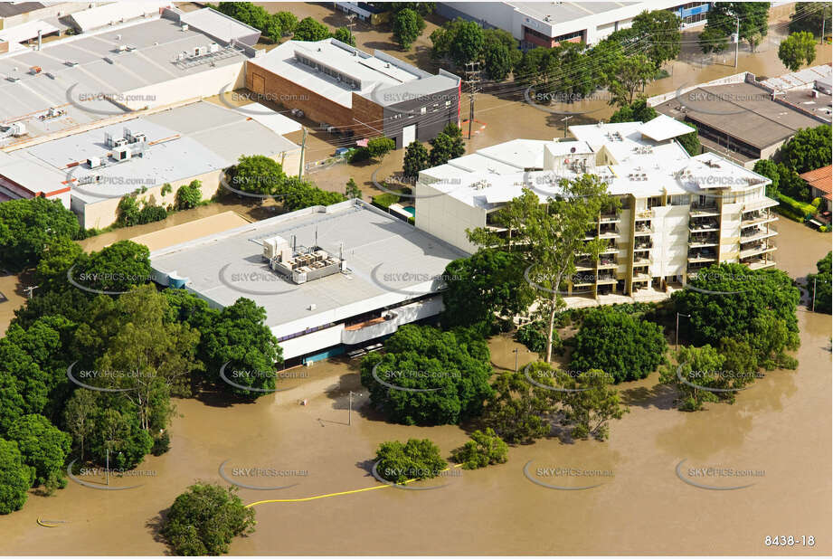 Aerial Photo Brisbane Flood QLD Aerial Photography