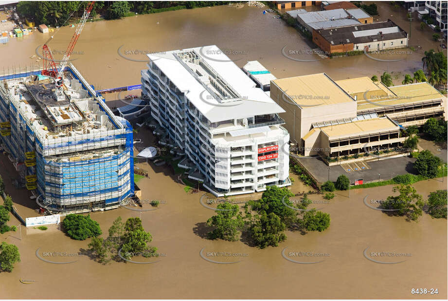 Aerial Photo Brisbane Flood QLD Aerial Photography