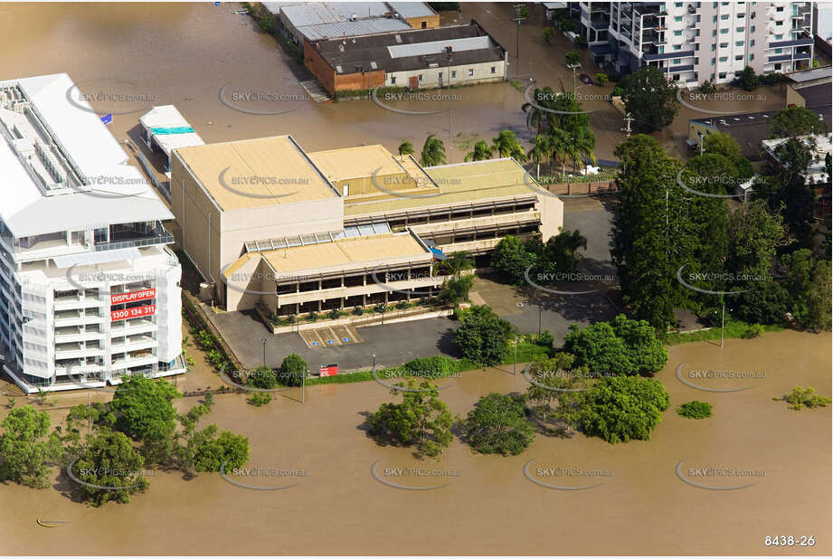 Aerial Photo Brisbane Flood QLD Aerial Photography