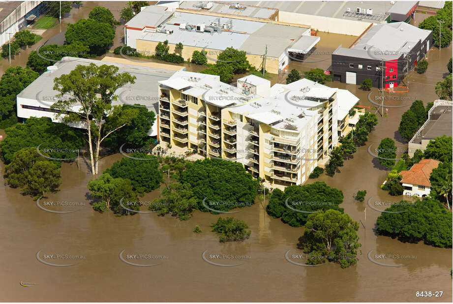 Aerial Photo Brisbane Flood QLD Aerial Photography