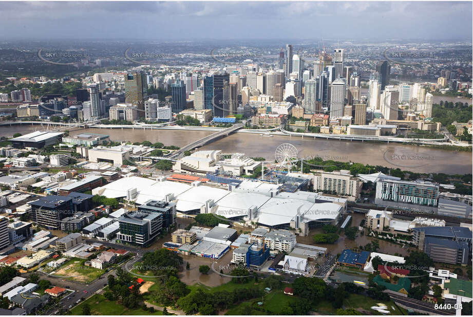 Aerial Photo Brisbane Flood QLD Aerial Photography