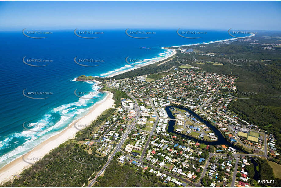 Aerial Photo Cabarita Beach / Bogangar NSW Aerial Photography