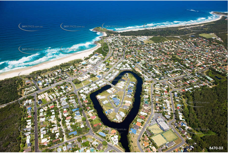 Aerial Photo Cabarita Beach / Bogangar NSW Aerial Photography