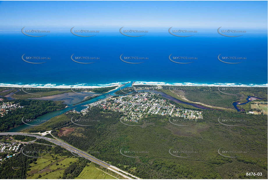 Aerial Photo Brunswick Heads NSW Aerial Photography