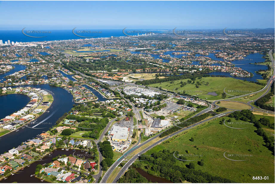 Aerial Photo Carrara QLD Aerial Photography