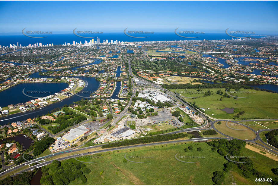 Aerial Photo Carrara QLD Aerial Photography