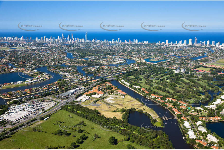 Aerial Photo Clear Island Waters QLD Aerial Photography