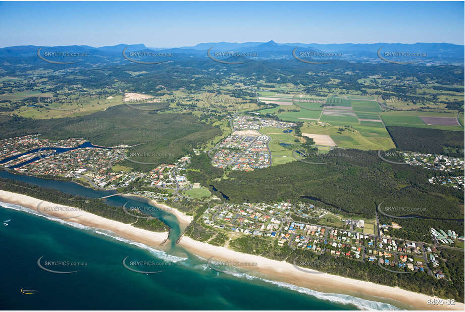 Aerial Photo Pottsville NSW Aerial Photography