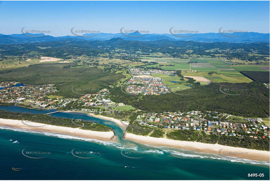 Aerial Photo Pottsville NSW Aerial Photography