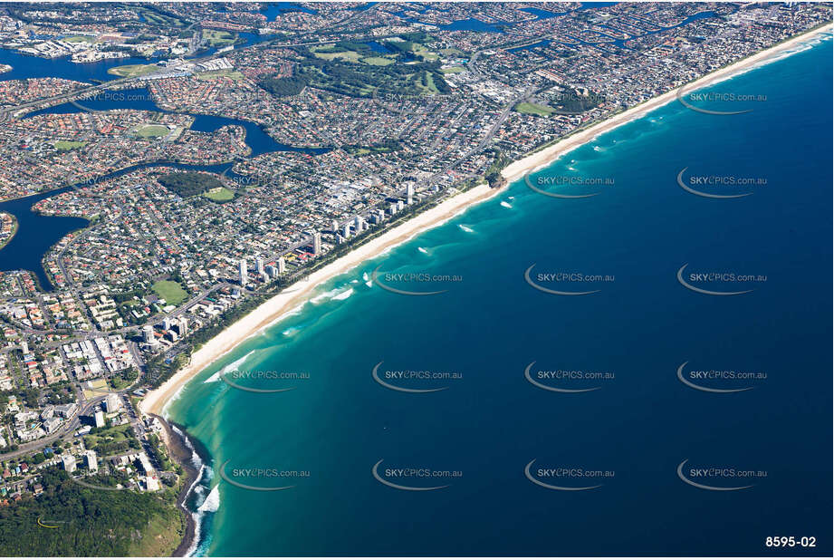 Aerial Photo Burleigh Heads QLD Aerial Photography