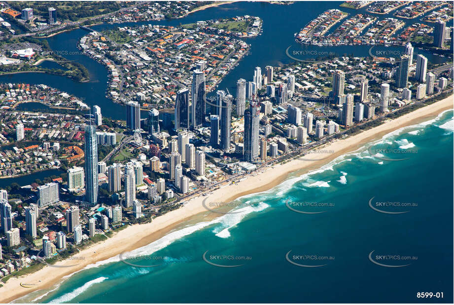 Aerial Photo Surfers Paradise QLD Aerial Photography