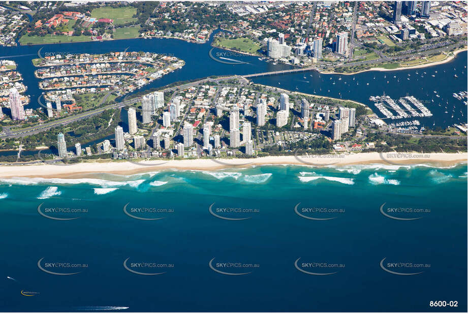 Aerial Photo Main Beach QLD Aerial Photography