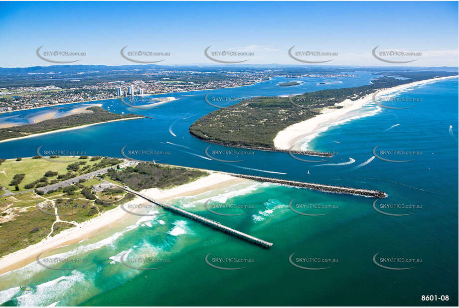 Wave Break Island Gold Coast Broadwater QLD Aerial Photography