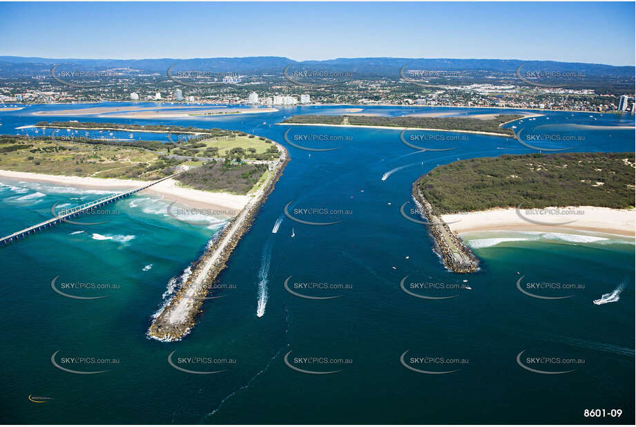 Wave Break Island Gold Coast Broadwater QLD Aerial Photography