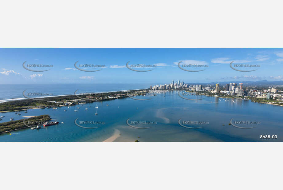 The Gold Coast Broadwater QLD Aerial Photography